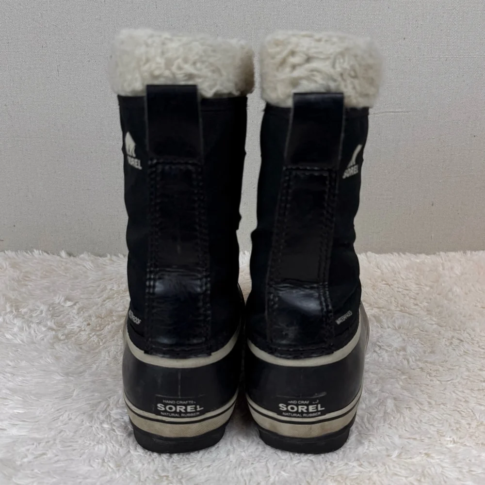 Youth Sorel Yoot Pac nylon waterproof black boots-4